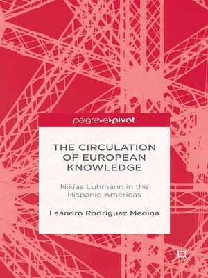 cover image of The Circulation of European Knowledge